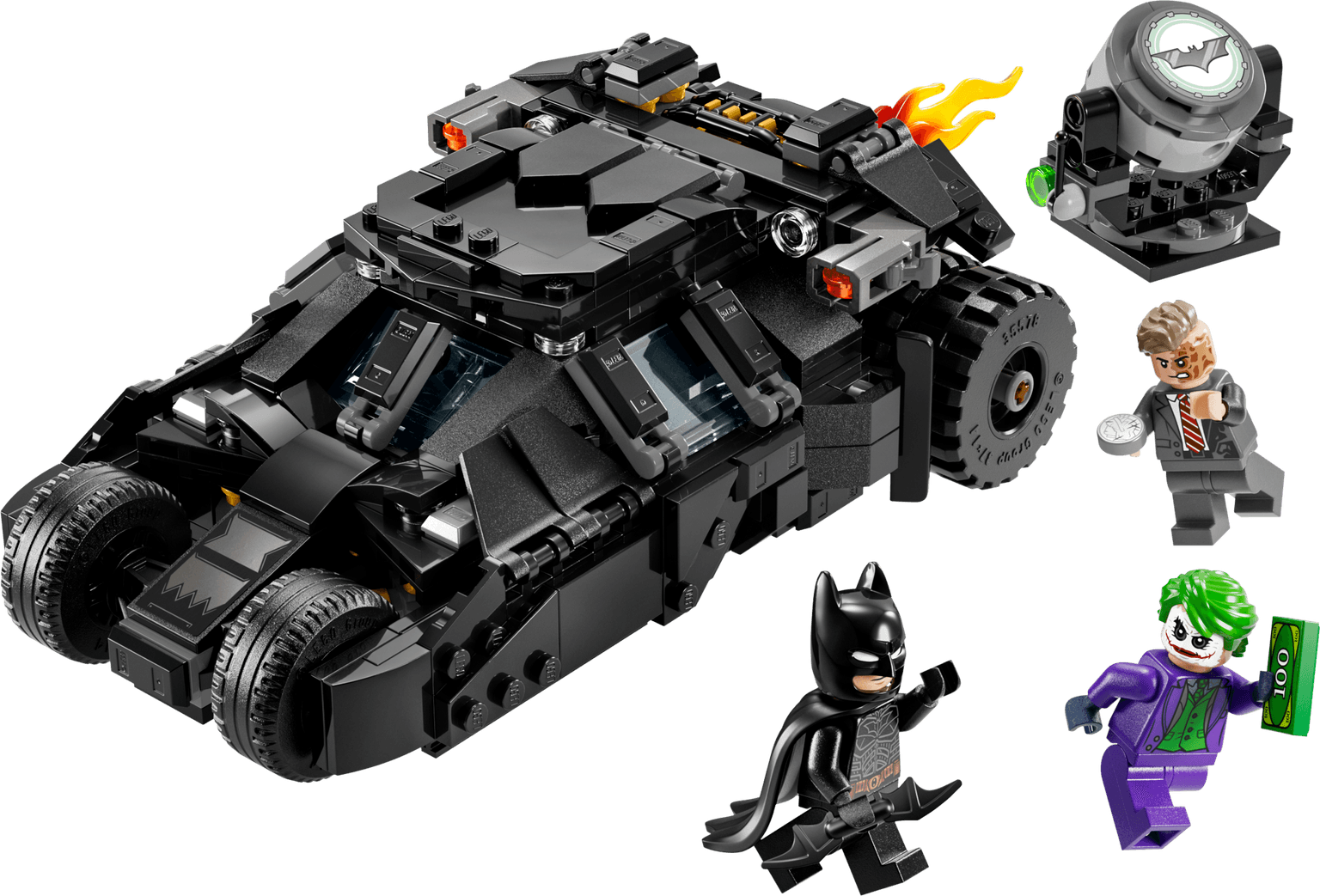 Batman Tumbler vs. Two-Face & The Joker